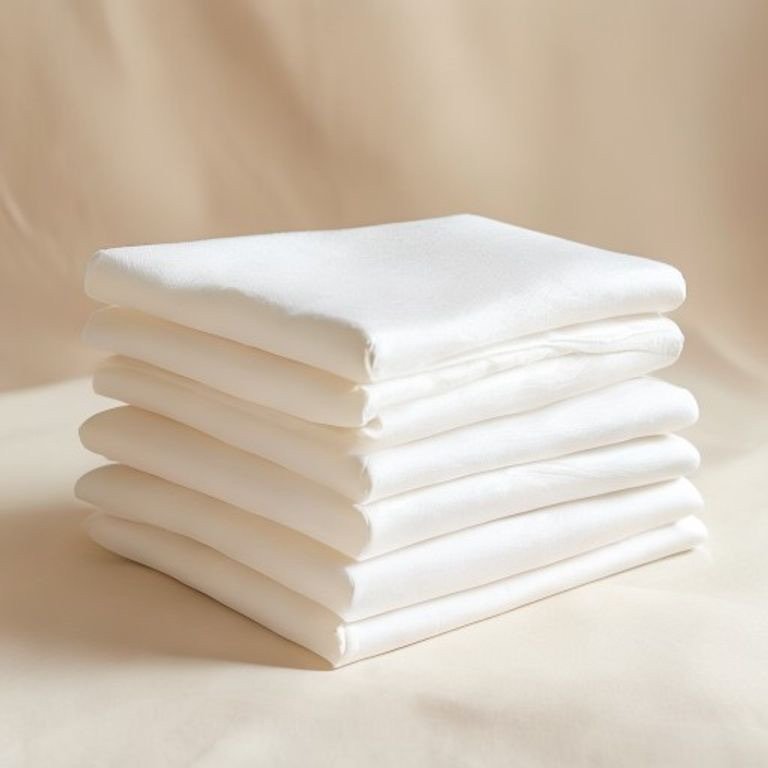 Fine Cambric Cotton — Optic White (per metre)