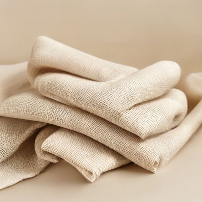 Linen Blend — Natural Flax (per metre)