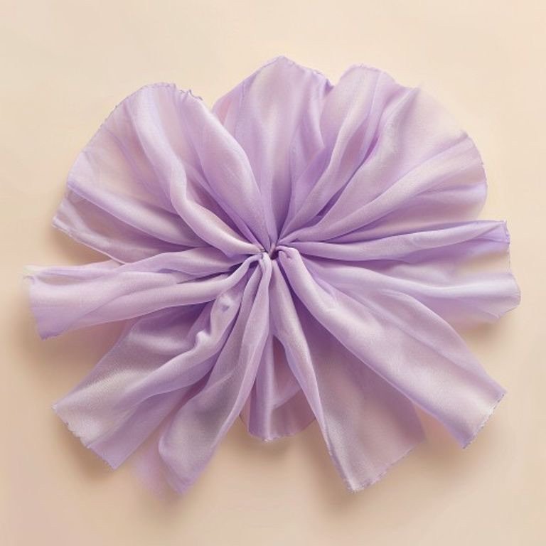 Crush Organza — Lilac (per metre)