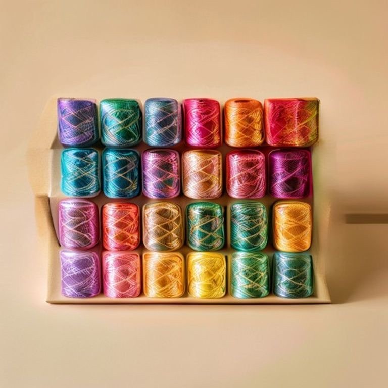 Polyester Sewing Threads — 24 Shade Box