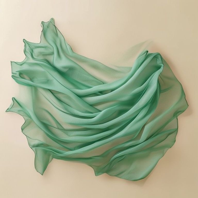 Classic Georgette — Peacock Teal (per metre)